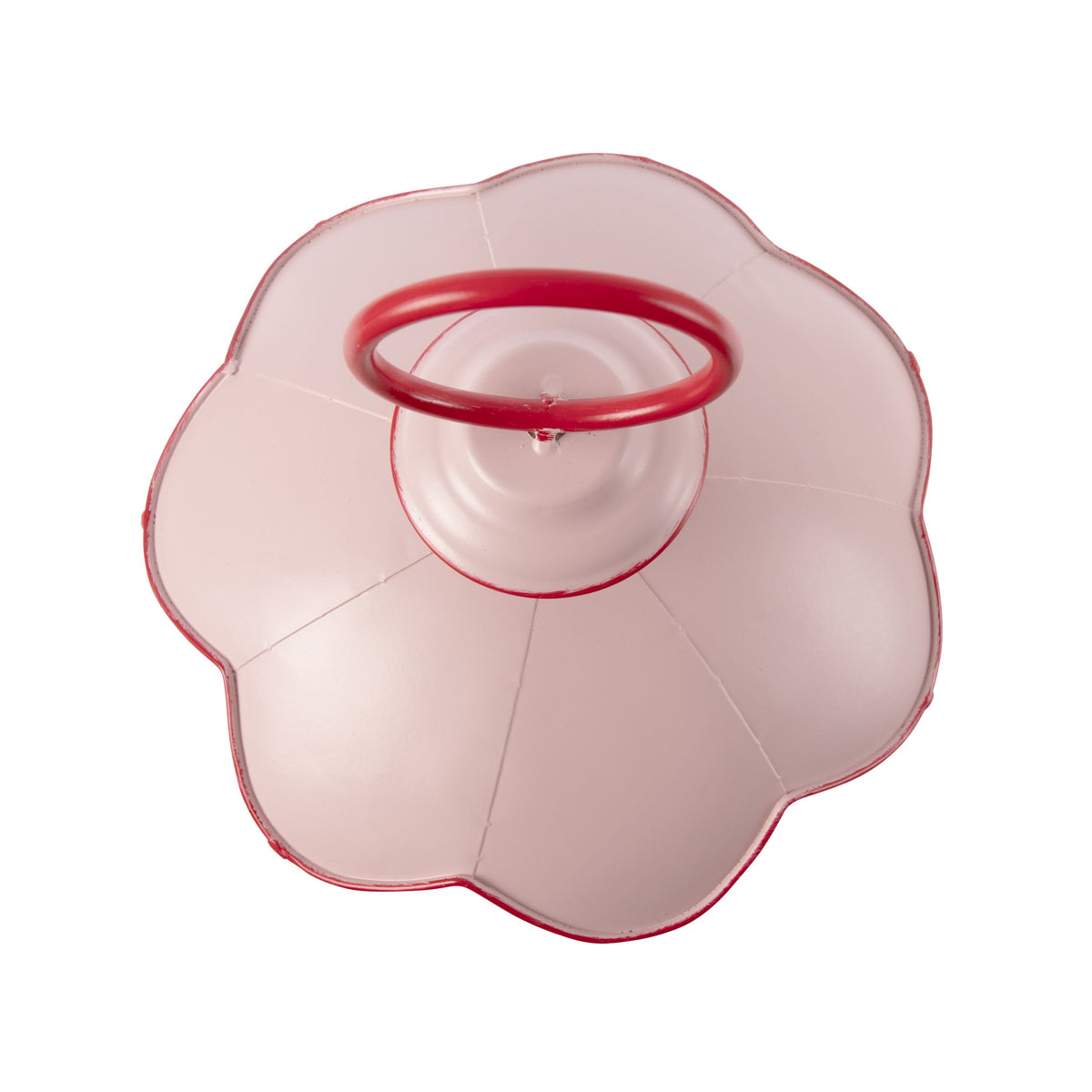 Hattie Scalloped Lantern Rose Smoke