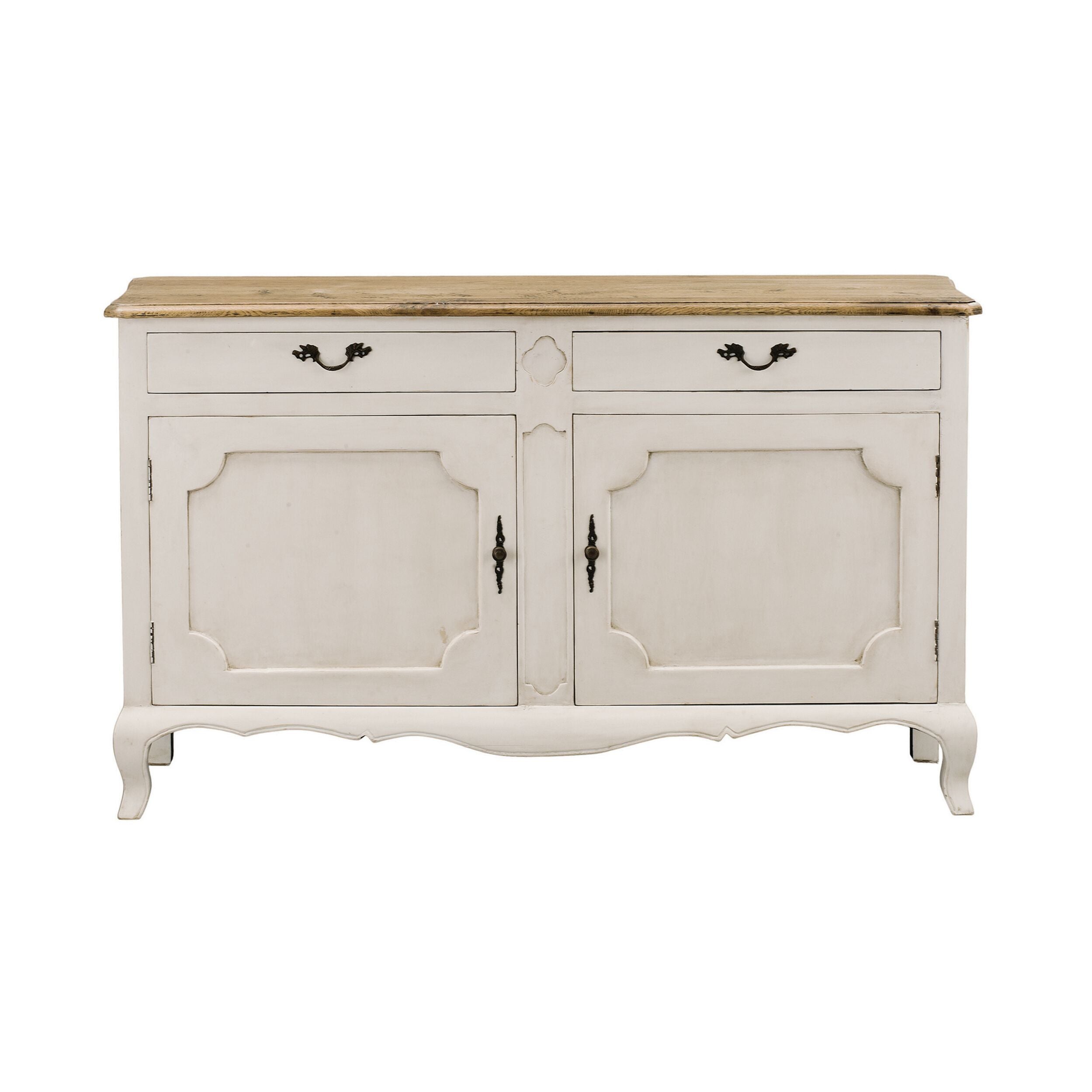 Provincial Oak Sideboard White - Image 1