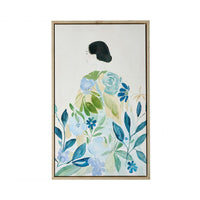 Garden Geisha Framed Textured Print Duo 60x50cm