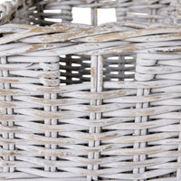 Lorne Basket Medium White Wash 49x30x22cm