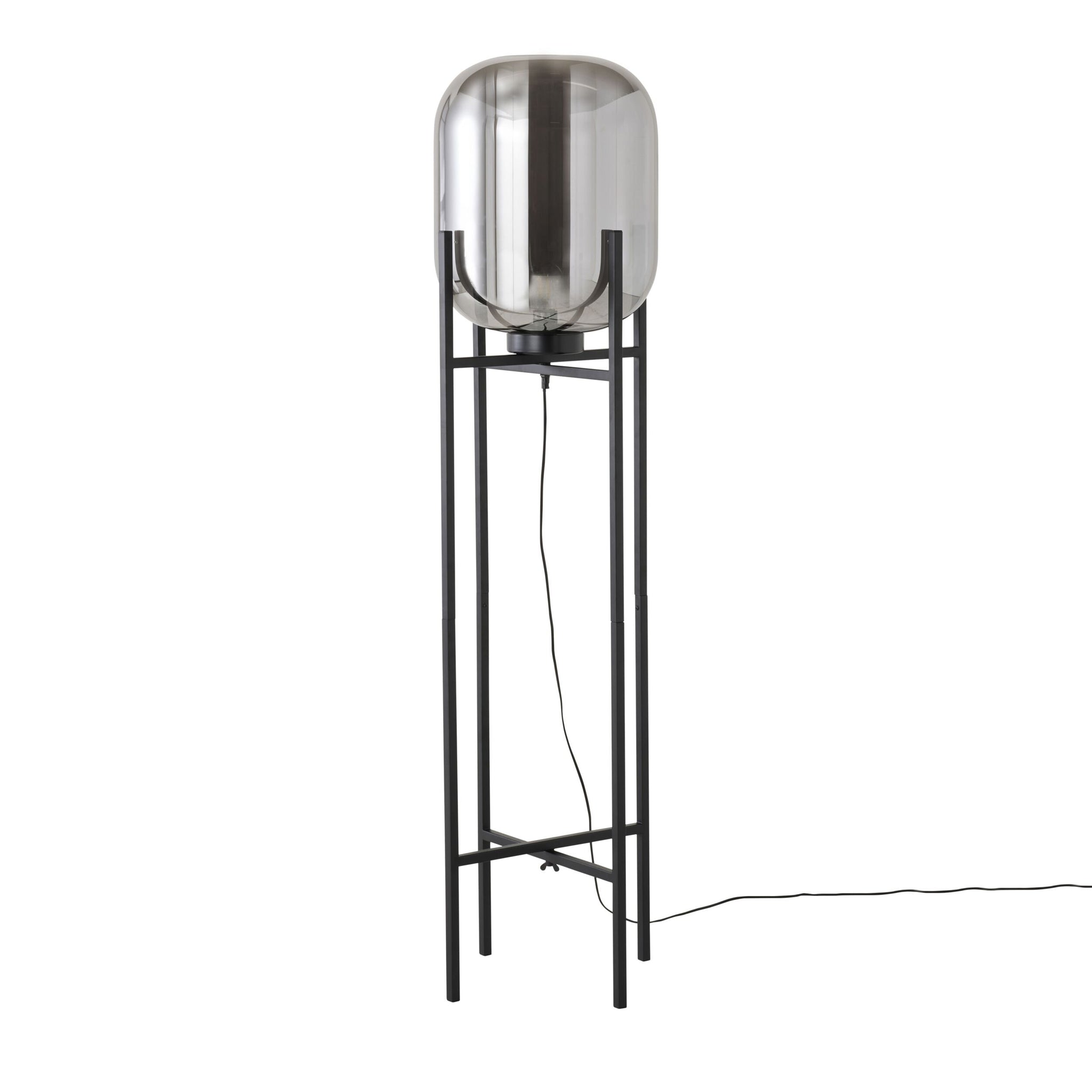 Miller Glass Floor Lamp 143cm