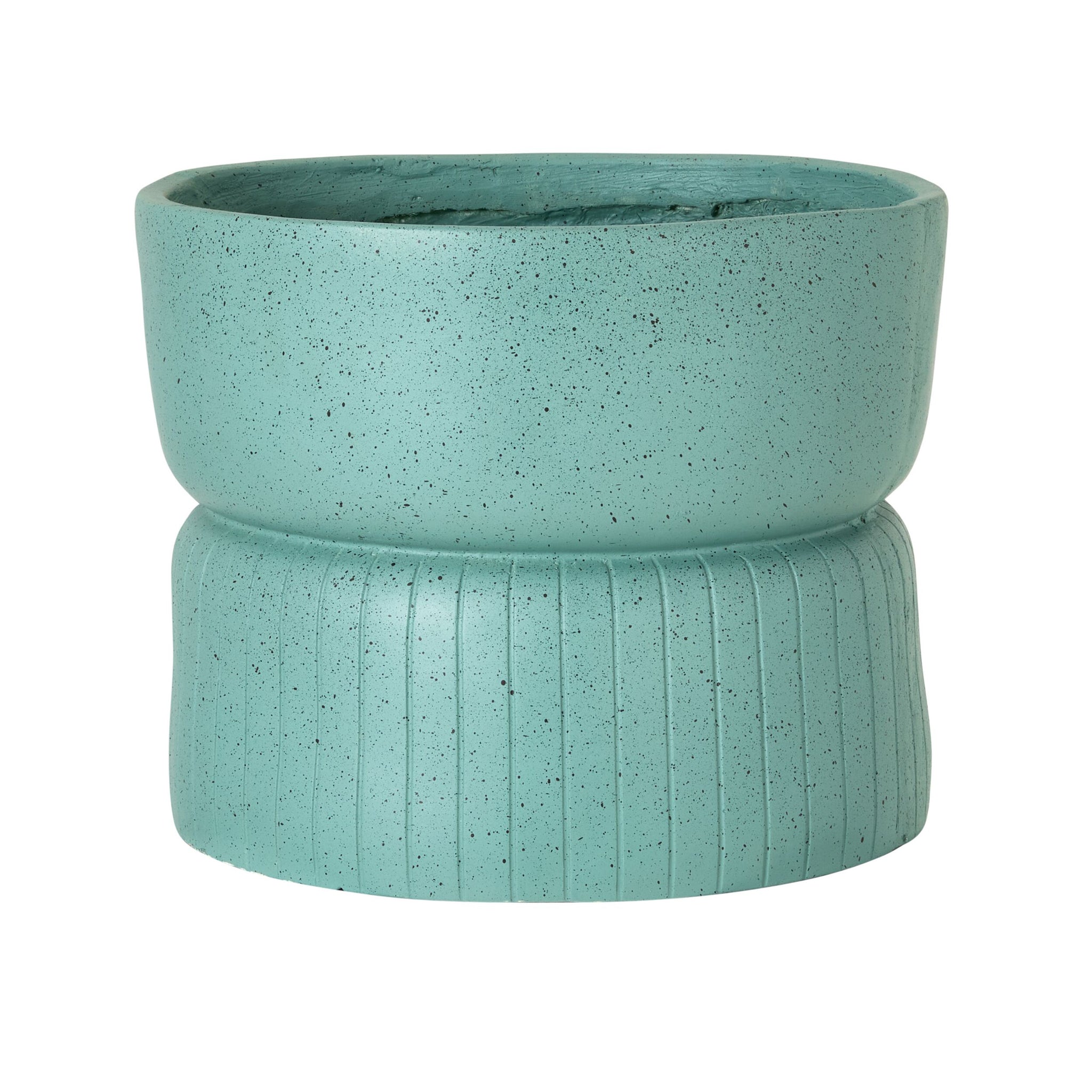 Arc Ribbed Planter Sage 29cm