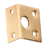 1418 Right Angle Keeper Polished Brass Bolt 7.5mm