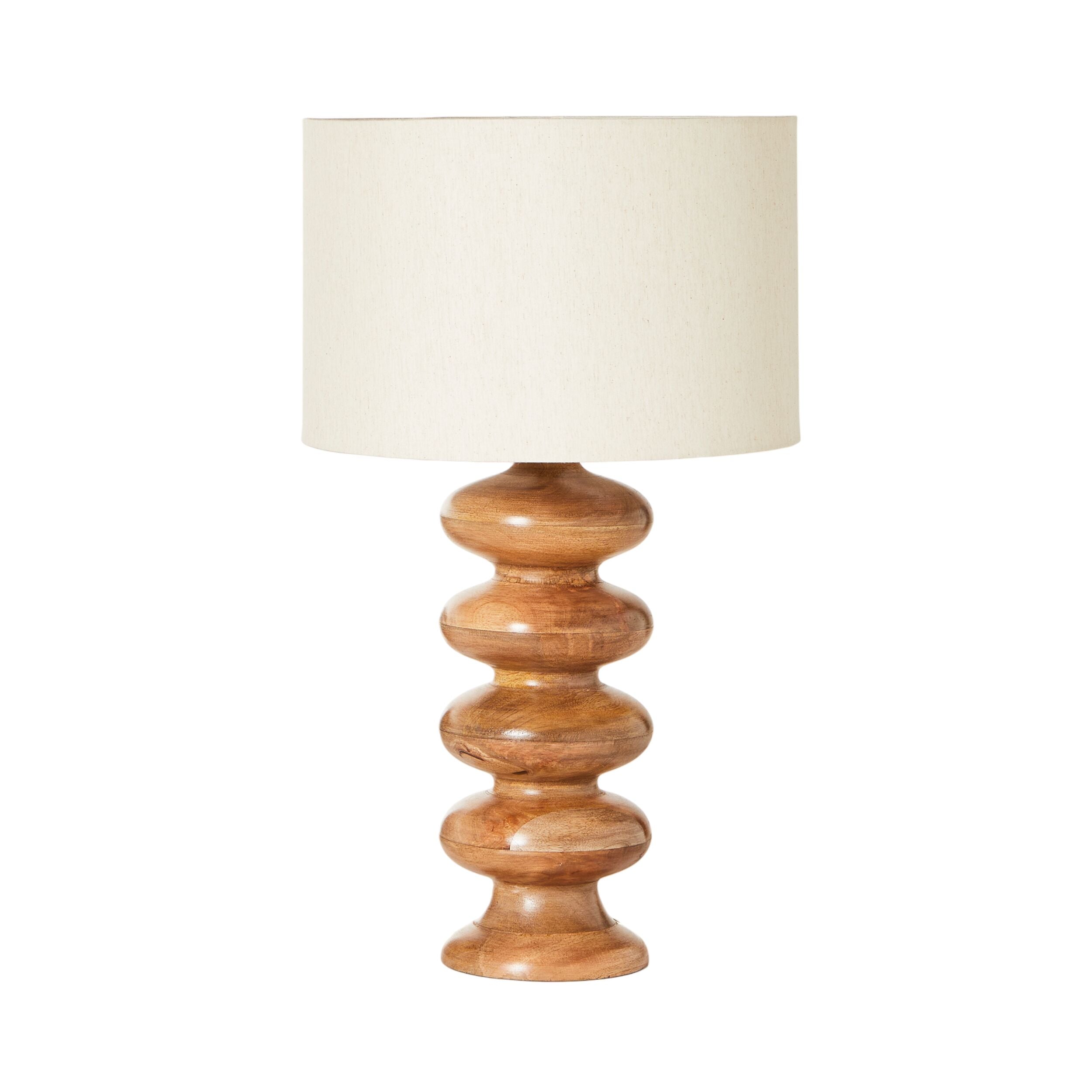 Fatima Wooden Table Lamp 80cm