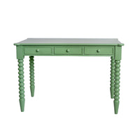 Maisie 3 Drawer Desk Green