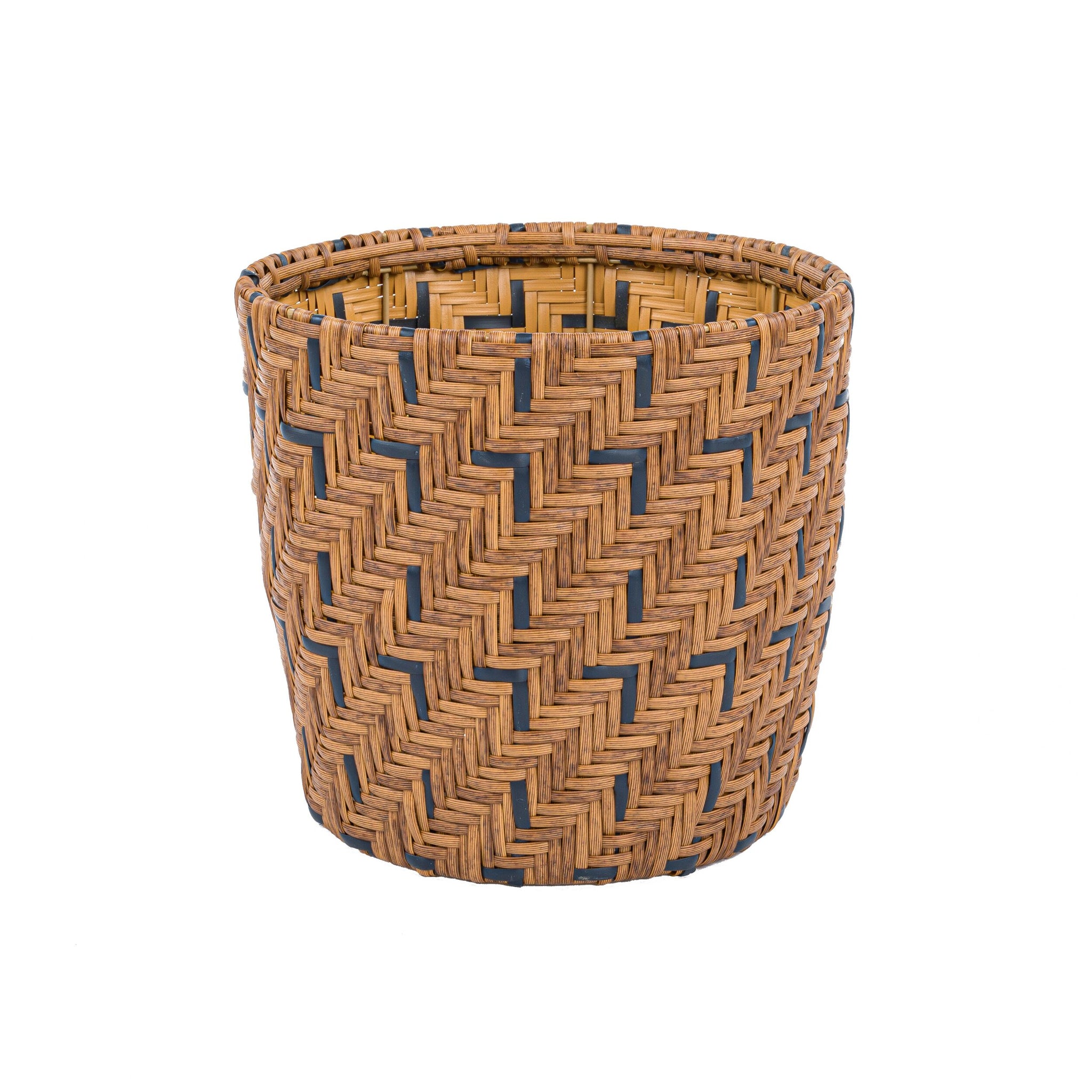 Herringbone Weave Collection Plant Basket Short
