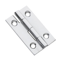 3111 Cabinet Hinge Fixed Pin Chrome Plated H38xW22mm