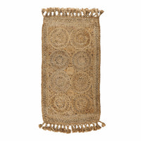 Cochin Circular Natural Hand Stitched Rug 150x80cm