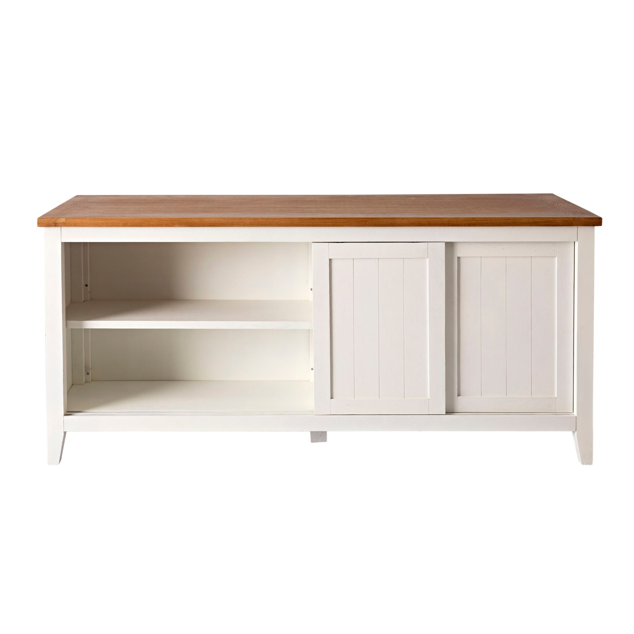 Chelsea Kitchen Island Bench with Timber Top