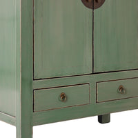 Sansha 2 Door & 2 Drawer Sideboard Sage Green