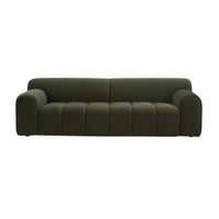 Alexis 2.5 Seater Velvet Sofa Eucalyptus