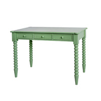 Maisie 3 Drawer Desk Green