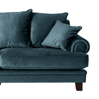 Lisette 3.5 Seater Velvet Sofa Aura Emerald