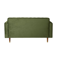 Stitch 2 Seater Velvet Sofa Juniper Olive