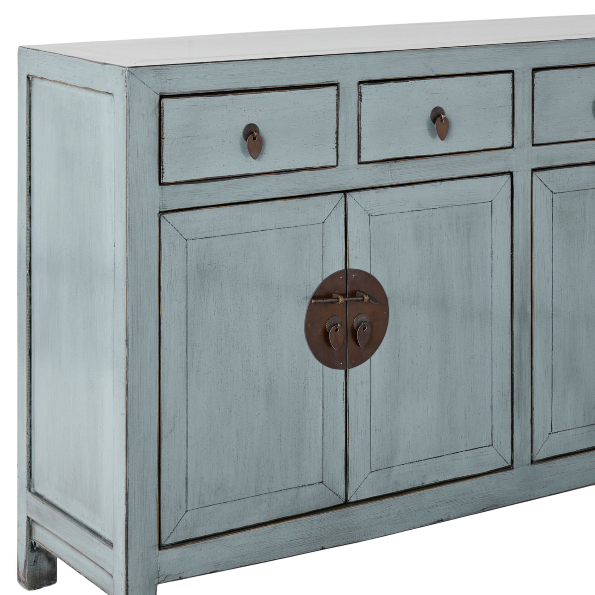 Sansha 4 Door & 4 Drawer Sideboard Dove Grey