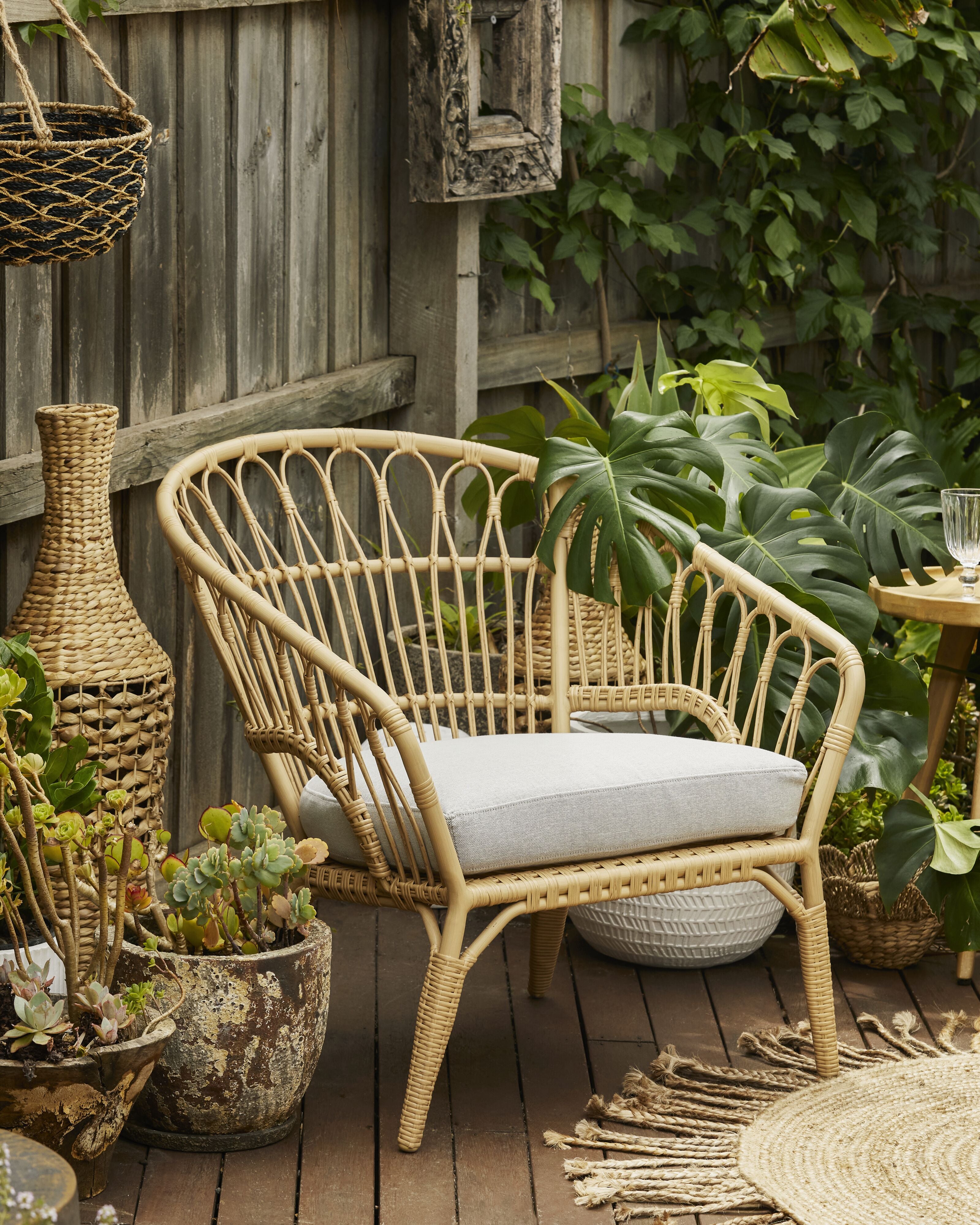Byron Wicker Occasional Chair – Early Settler AU