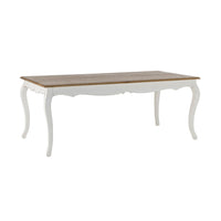 Provincial Oak Dining Table 200cm White