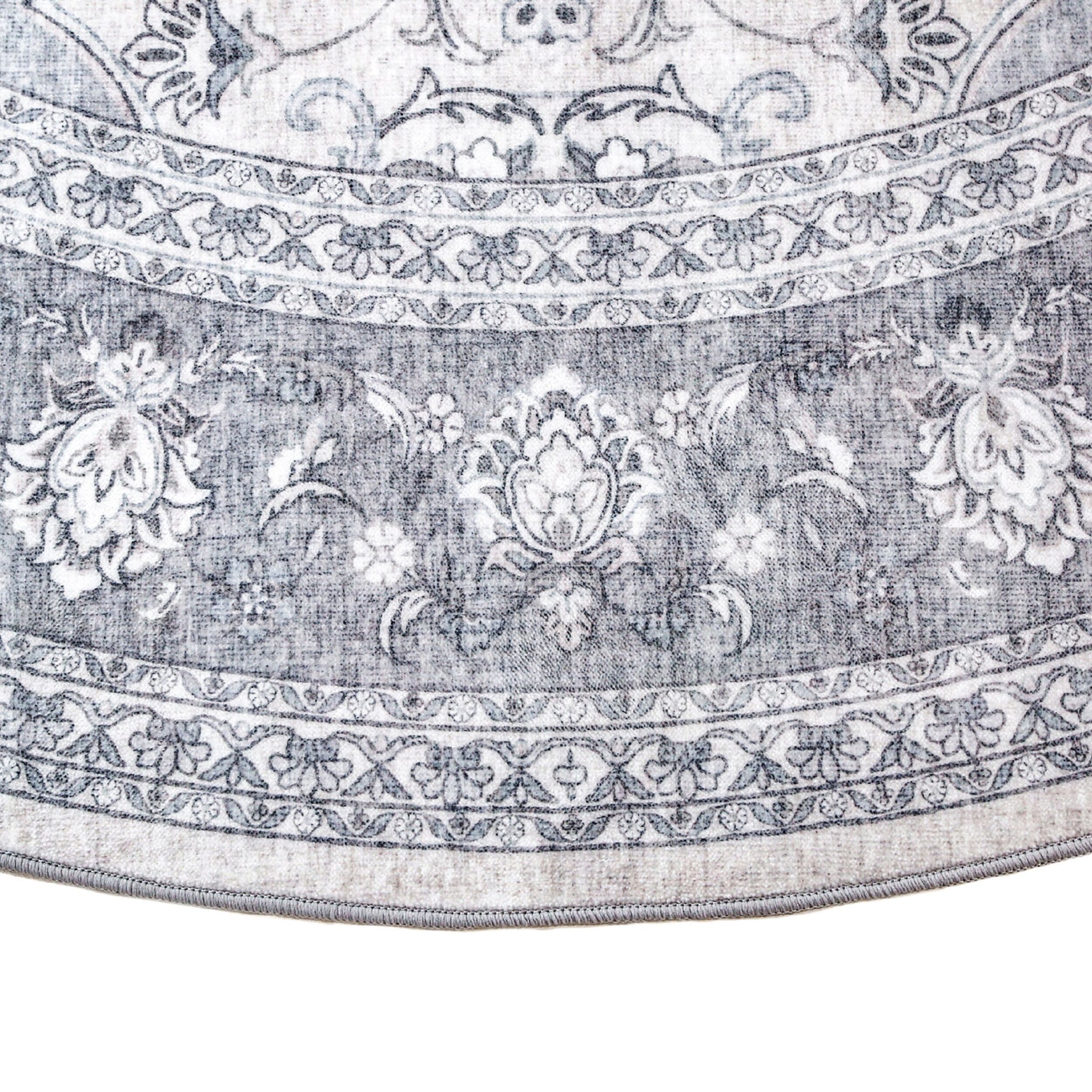 Ziba Round Washable Rug 200cm