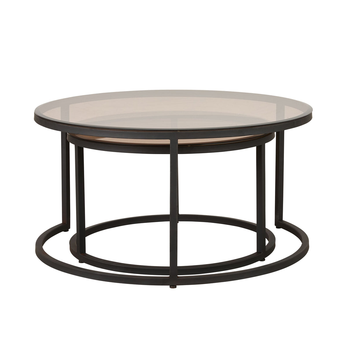 Bowie Nested Glass Coffee Table