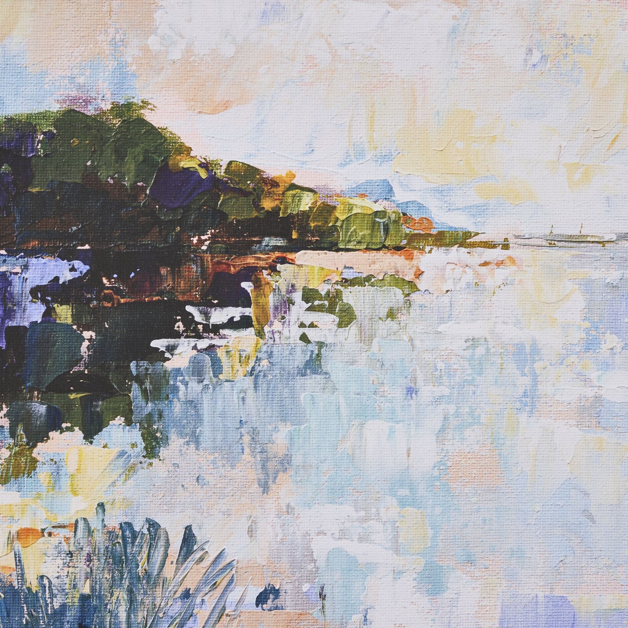 Glistening Afternoon Framed Print 100x50cm