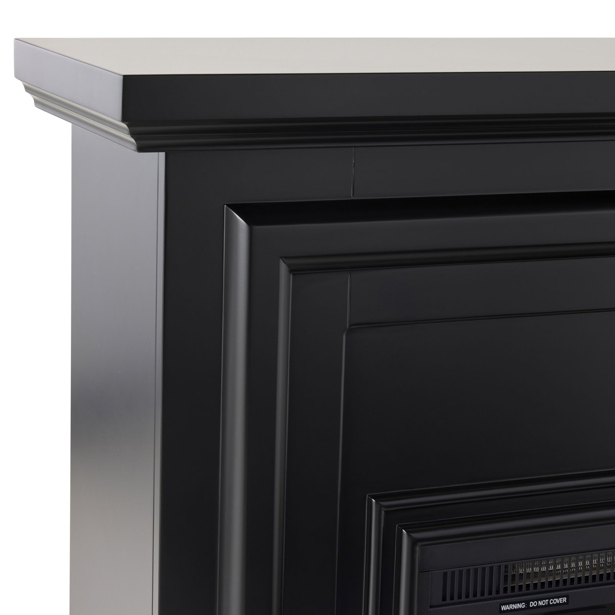 Islington Fireplace Black 120x33x101.5cm
