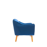 Camila 3 Seater Velvet Sofa Luxe Blue