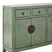 Sansha 4 Door & 4 Drawer Sideboard Sage Green