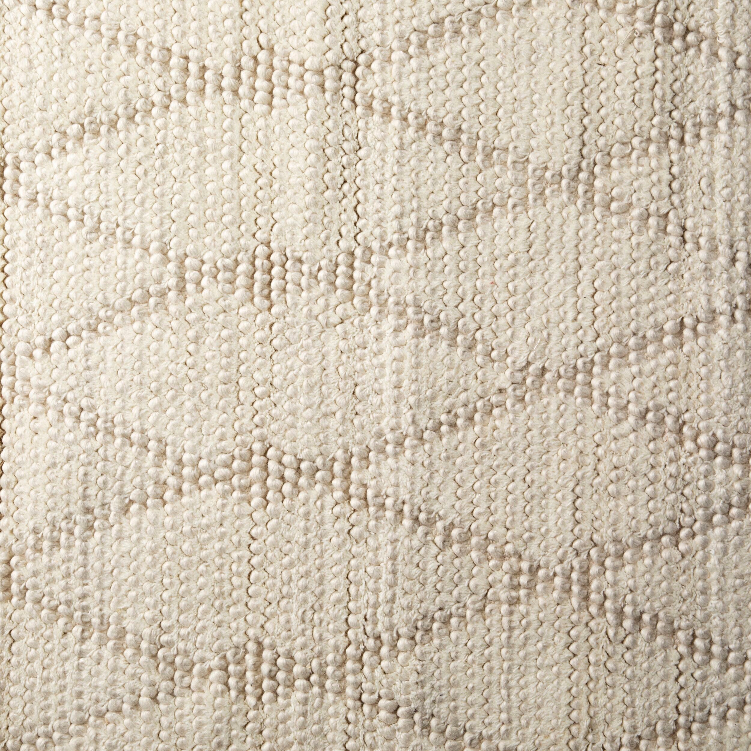 Dale Diamond Hand Loomed Cream Rug 300x240cm