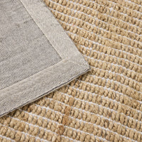 Alhambra Border Jute Runner Wheat 80x300cm