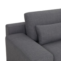 Herron 3 Seater Sofa with RHF Chaise Iron Grey Weave