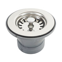 Kitchen Basket Waste & Plug 65mm (no screw) suits Single Belfast & Single Composite Sinks