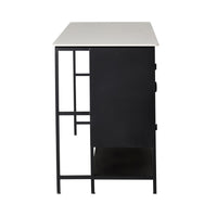 Nero Kitchen Island Bench Black 150cm