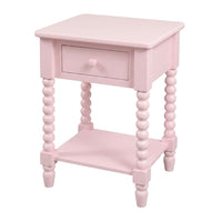 Maisie 1 Drawer Bedside Pink