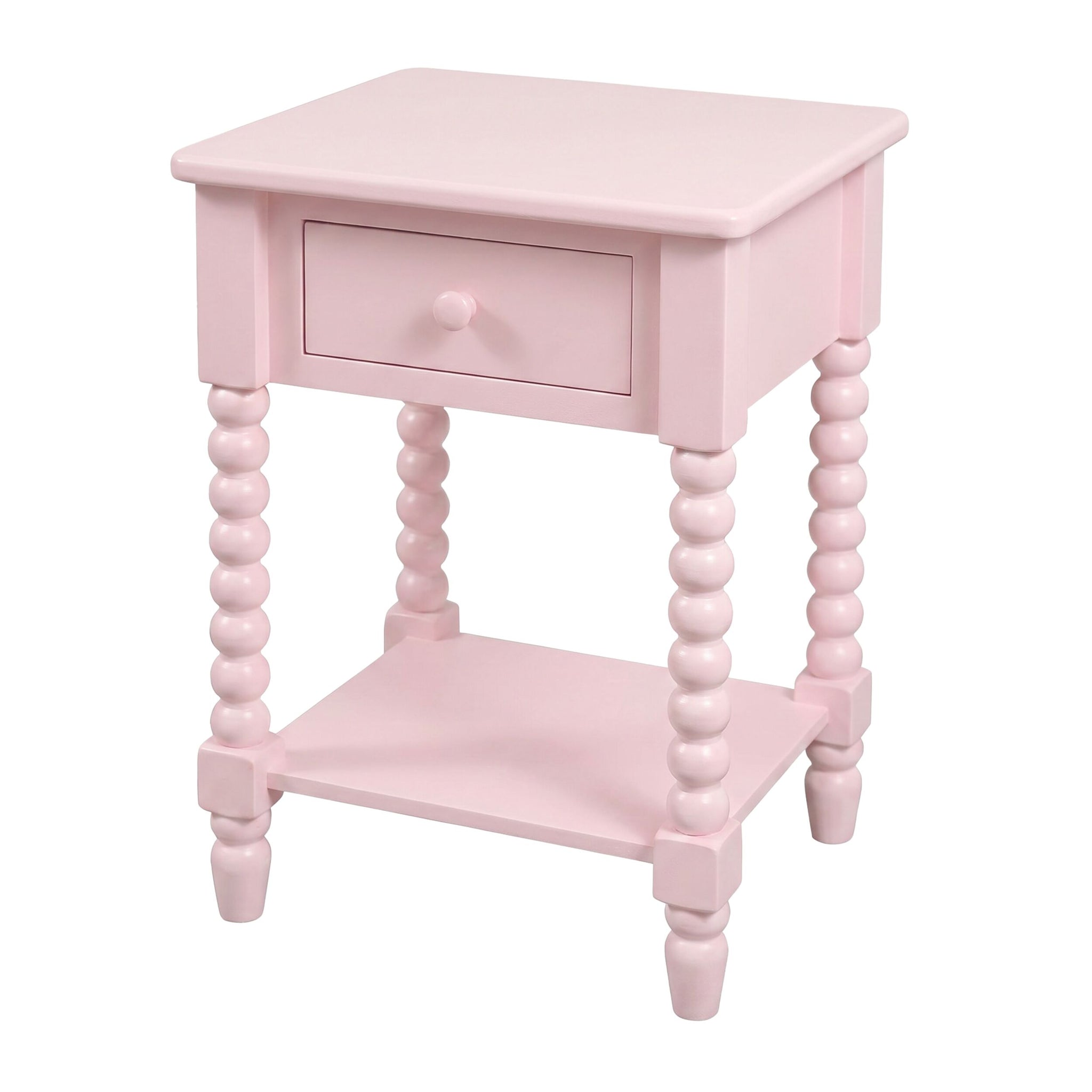 Maisie 1 Drawer Bedside Pink