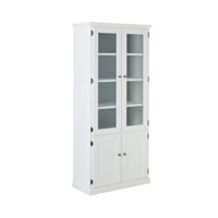 Armand 4 Door Display Cabinet 94.6 x 206cm White