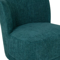 Amala Swivel Occasional Chair Blue Weave