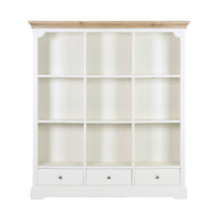 Clover 3 Drawer Library Shelving Unit 193 x 170cm