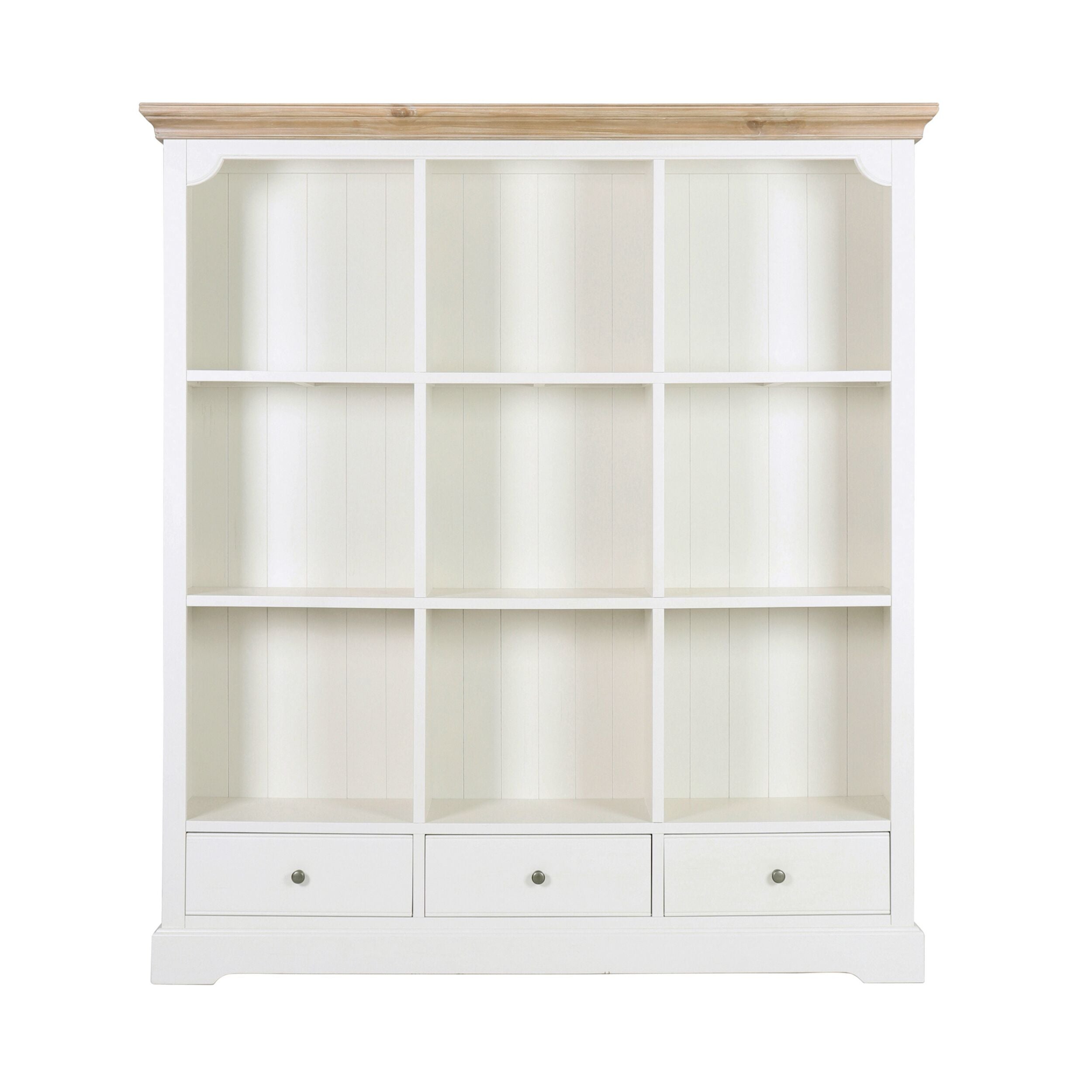 Clover 3 Drawer Library Shelving Unit 193 x 170cm