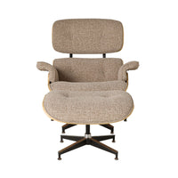 Replica Eames Lounge Chair and Ottoman Camel