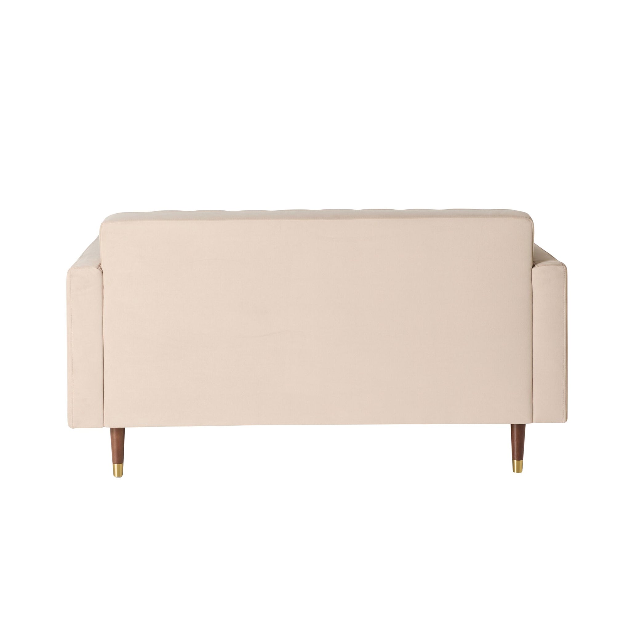 Stitch 2 Seater Velvet Sofa Taupe