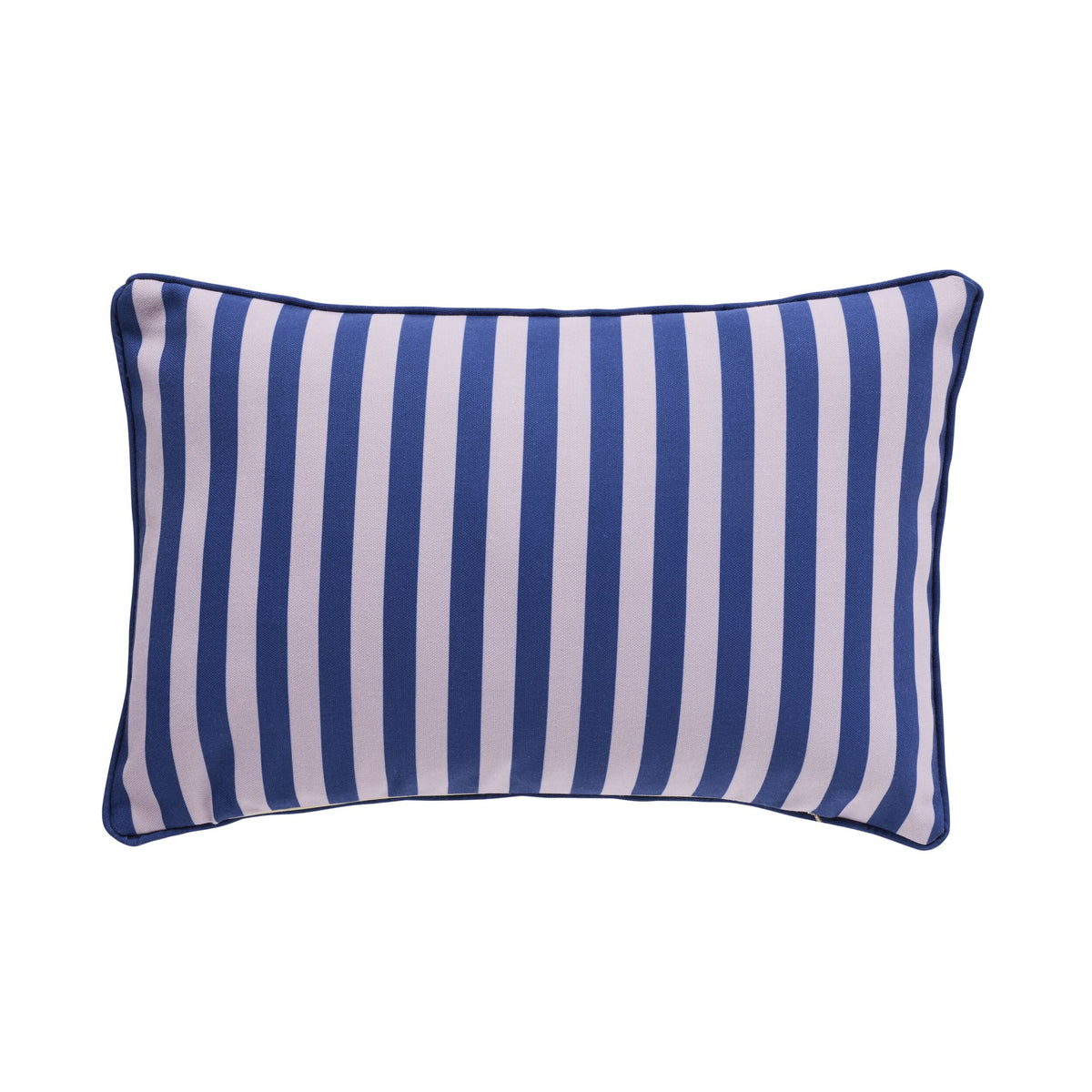 Aruba Solid and Striped Outdoor Cushion Lilac 35x55cm