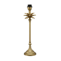 Palmira Matt Brass Metal Table Lamp Base 13x13x45cm