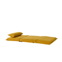 Bribie Single Sofa Bed Mustard