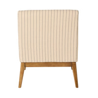 Mello Occasional Chair Black Linen Stripe