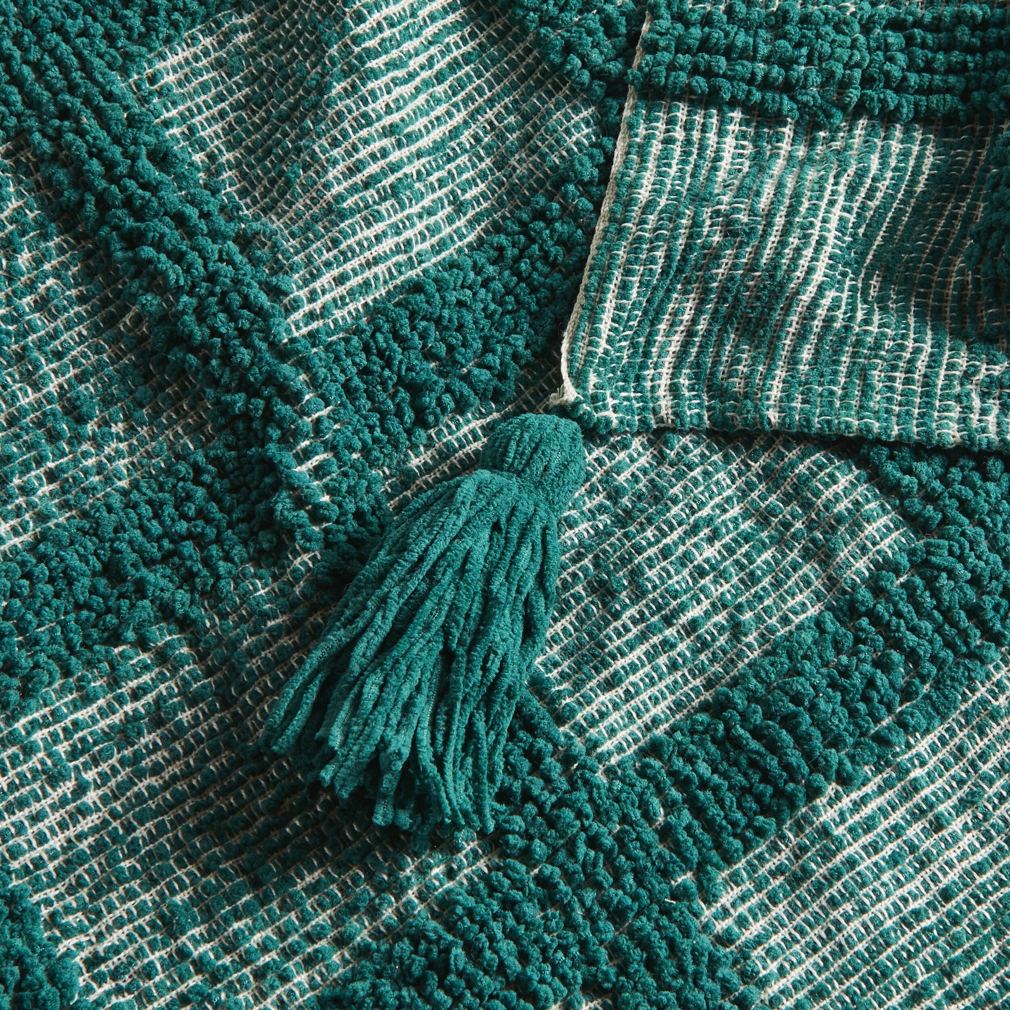 Remy Chenille Throw Emerald 130x170cm