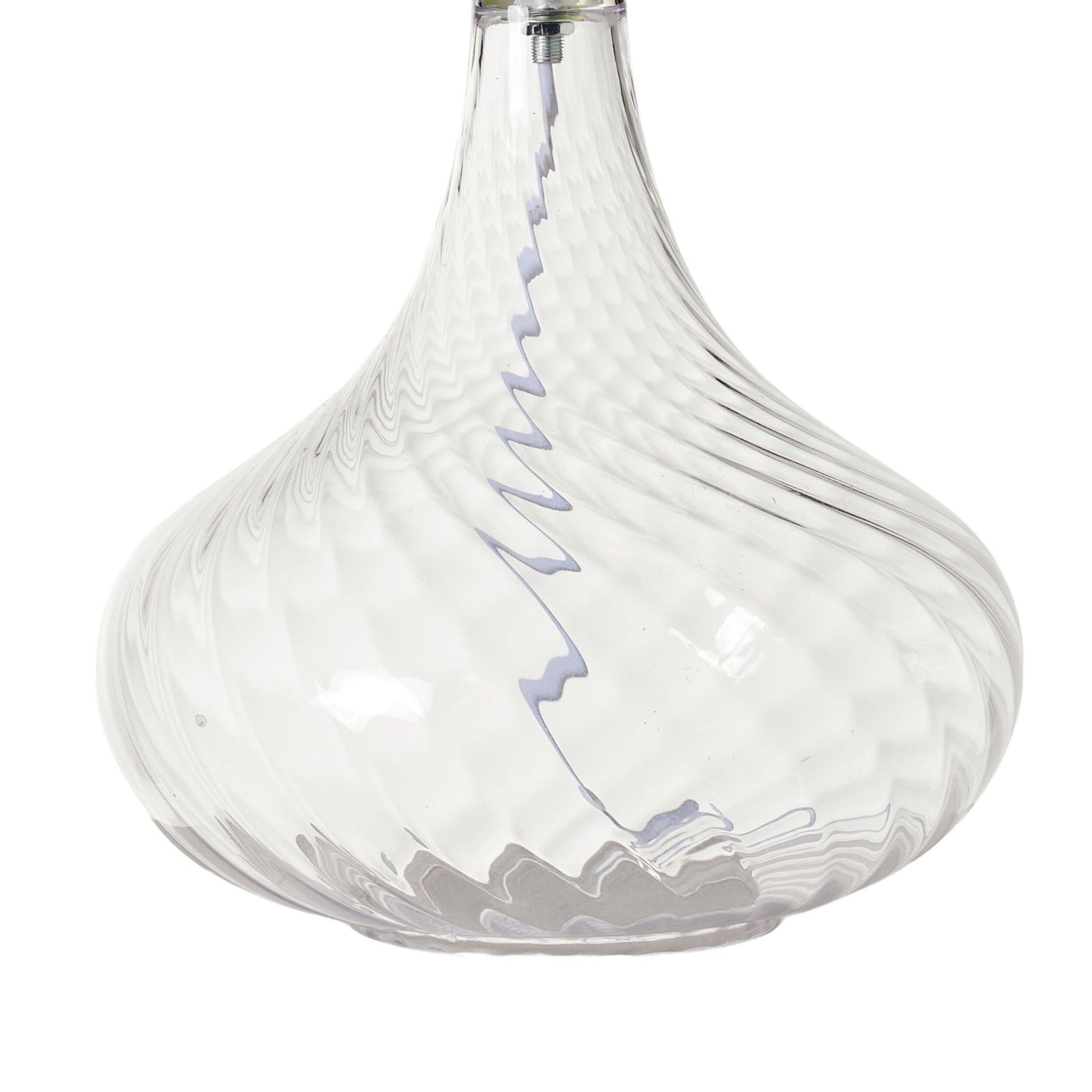 Doreen Glass Table Lamp Clear 56x38cm