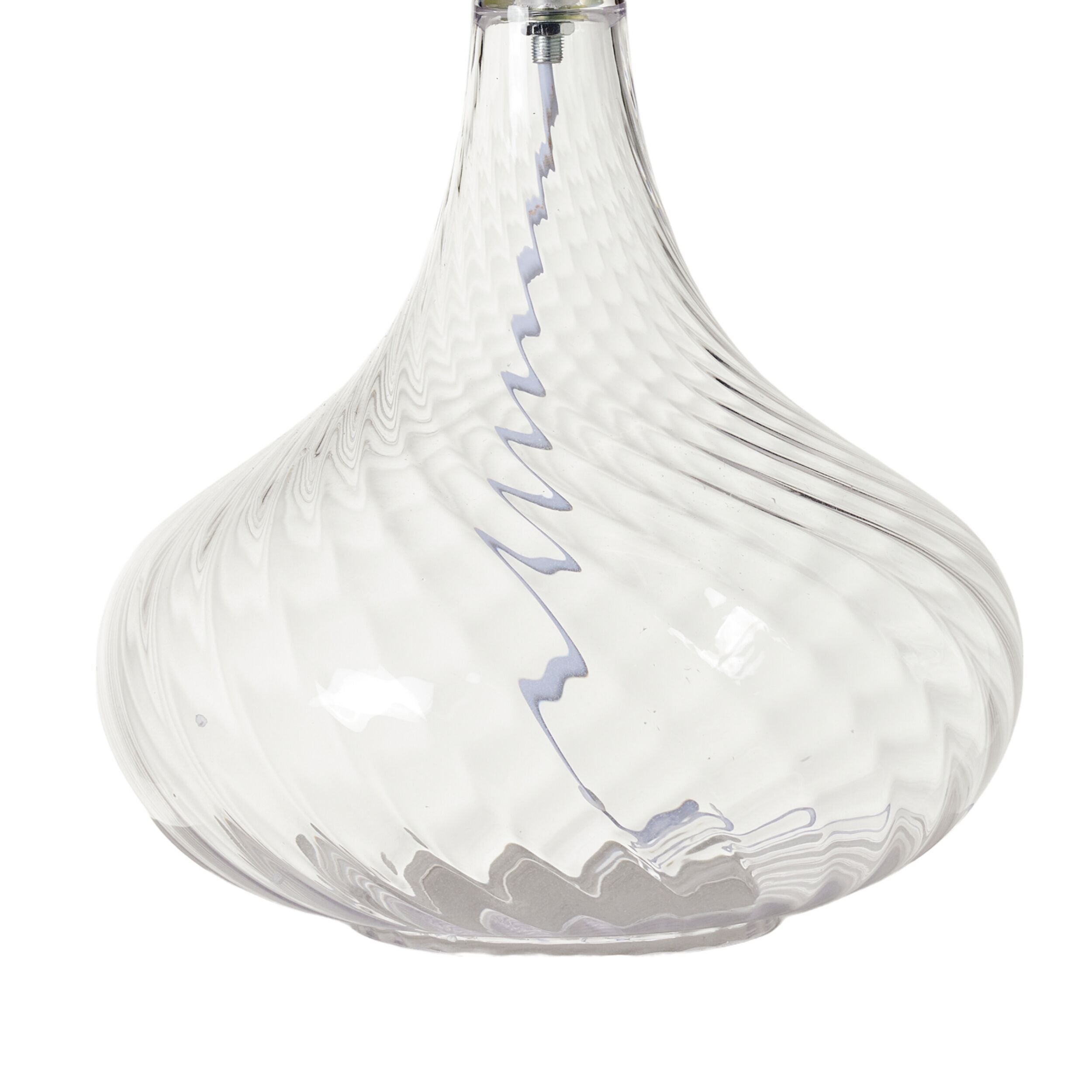 Doreen Glass Table Lamp Clear 56x38cm