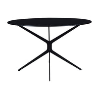 Nexa Glass Round Dining Table 120cm