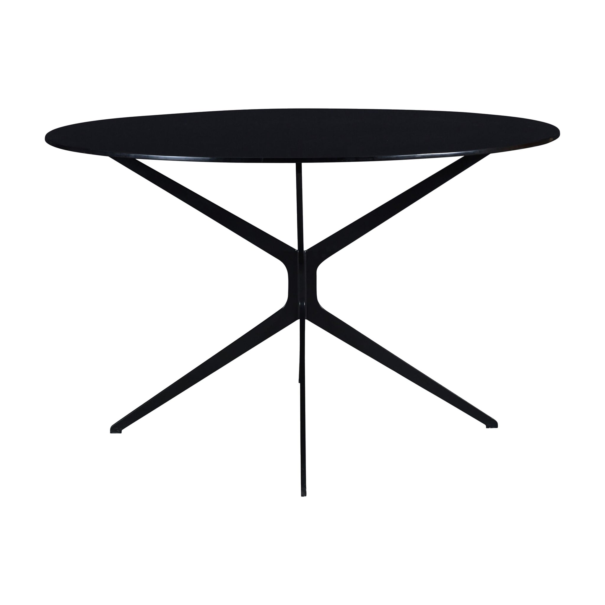 Nexa Glass Round Dining Table 120cm