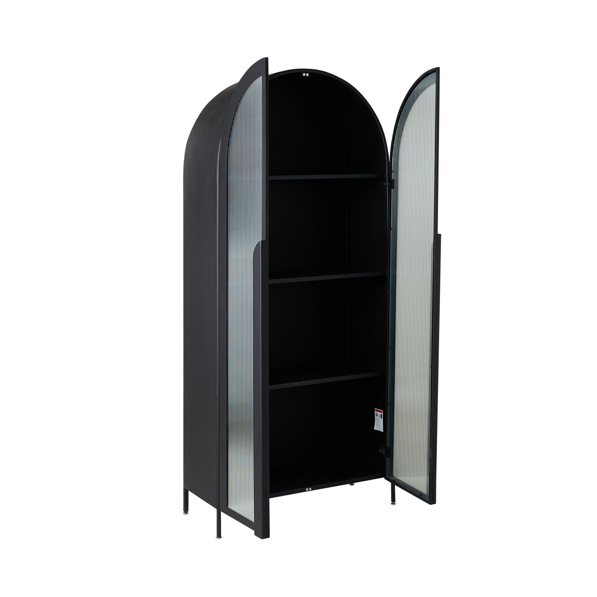 Nero Arched 2 Door Cabinet